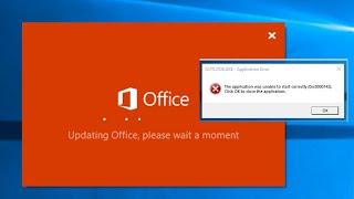 How To Fix Microsoft Office Updating Office Please Wait A Moment Error