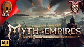 Myth of Empires ПВП сервер В поисках врагов Стрим 4К Прохождение #13