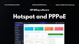 Mikrotik billing software | Hotspot and PPPoE | API and RADIUS based billing software