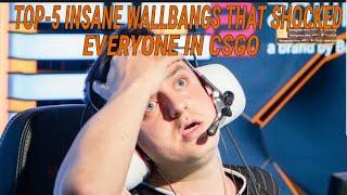 TOP-5 INSANE WALLBANGS THAT SHOCKED EVERYONE IN CSGO!