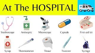 At The HOSPITAL | English Vocabulary