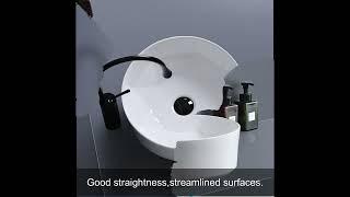 Bathroom ceramic wash basin