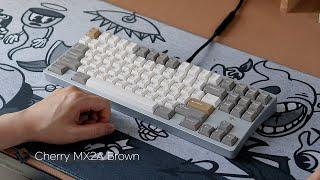 ORI CLS-3//88 Cherry MX2A Brown Sound Test