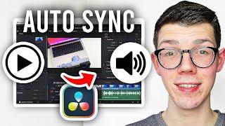 How To Auto Sync Audio In Davinci Resolve 18 - Full Guide