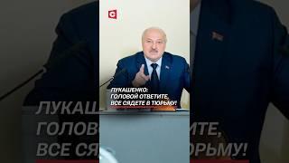 Лукашенко: Головой ответите, все сядете в тюрьму! #лукашенко #батька #беларусь #новости #кино