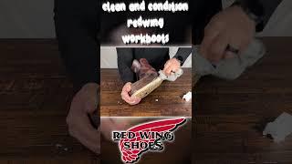 Clean and Condition your work boots! #redwing #thorogood #workboots