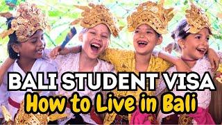 BALI STUDENT VISA update - How to live in Bali