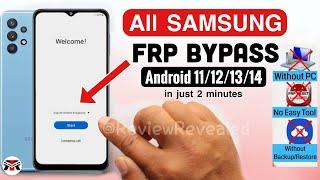 Samsung FRP Bypass 2025 (100% DONE) Android 12-13-14 Latest Security️Frp Lock Removal - Frp Unlock