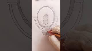 easy pencil sketch of mirror - Sehar sketch and art #shorts#easydrawing#pencil