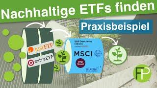 Nachhaltige ETFs finden: Nachhaltig investieren mit ETFs in der Praxis (für Anfänger)