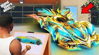 Franklin Search The Fastest Super Car With The Help Of Using Magical Painting In Gta V