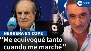 José María García, emocionado al volver a COPE: "Hay que reiterar la libertad de la que gocé aquí"