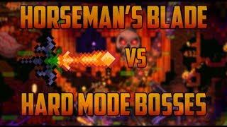 Terraria - Horseman's Blade Trick on Hardmode Bosses