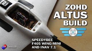 My ZOHD Altus build using SpeedyBee F405 Wing Mini and INAV V7.1