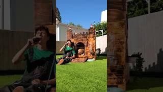 How We Built a Castle Dog House From Scratch! 