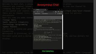 Secretly Chat Anyone #anonymous #hack #hacker