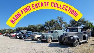 Car Collection Sold! Auction Walk-through: Ford, Buick, Chevrolet, & more antique cars + trucks!