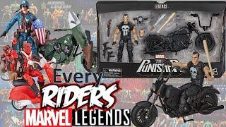 UPDATED: Every Marvel Legends Riders Series Toybiz and Hasbro Comparison List Kill Krew Punisher