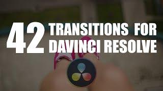 42 Davinci Resolve 16 Transitions Pack