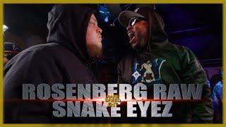 ROSENBERG RAW VS SNAKE EYEZ RAP BATTLE - RBE