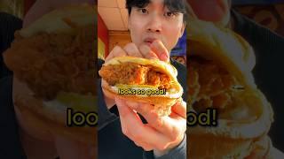 Is Popeyes Best chicken sandwich in America?! #streetinterview #americanfood #fastfood #mukbang