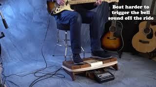 Slow Rock  improvisation on the " Floor Drum "  the inovativ compact foot drum STOMP BOX