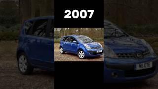 Evolution of Nissan Note {2005~2024} #shorts #evolution #mgctube#nissan