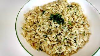 How to Make Garlic Butter Orzo Pasta