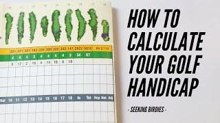 How To Calculate Your Handicap - Here's the formula