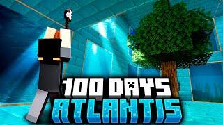 I survived 100 days in ATLANTIS in Minecraft - THE MOVIE