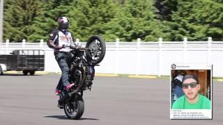 How To Stand Up Wheelie StuntBums Dusty Diesel and Chris Tice