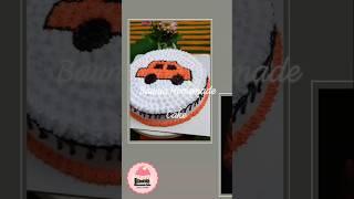 Car theme chocolate cake