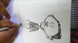Easy Cartoon Drawing For Beginners Drawn By Vaibhav Sawant