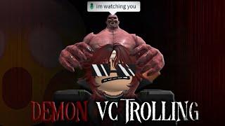 ROBLOX Invisible Demon Trolling on VC