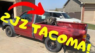 The 2JZ Toyota Tacoma Project Is Rolling