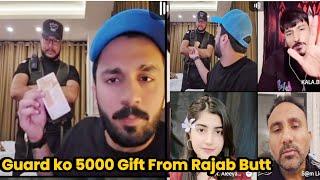 Rajab Butt Nay Guard Ko 5000 Diya  || Punishment Match With Kala  || Tiktok Live​⁠ 