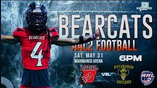 AAL2 - Jersey Bearcats vs. Pittsburgh Outlaws - Cleaner Copy