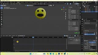 talking cartoon character in blender