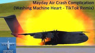 Mayday Air Crash Complication |   Washing Machine Heart - TikTok Remix | Turboprop Flight Simulator