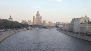 Москва. Парк Зарядье. Парящий мост. Moscow. Zaryadye Park. The floating bridge.