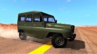 Гаишники и Милиция Белоруси ловят УАЗ в игре BeamNG.Drive