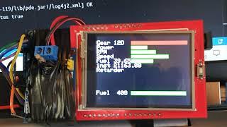 Canbus Display using J1939 MCP2515 Arduino and Canhacker V2