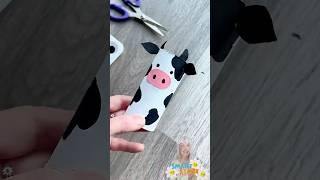 Toilet Roll Cow Craft for Kids | Easy Farm Animal Craft with Miss Daisy