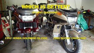 BIG TOURERS: Honda Goldwing GL1500 vs Suzuki Cavalcade - which is better?