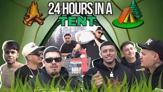 FOOS 24 HOURS IN A TENT !!