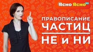 Правописание частиц НЕ и НИ | Ясно Ясно ЕГЭ