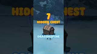 7 hidden chest di dragonspine #genshinimpact #hiddenchest #dragonspine