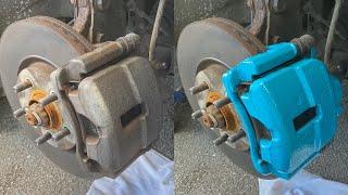 Chrysler Pt Cruiser Gt | Painting brake calipers