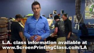 Ryonet Southern California Screen Printing Class