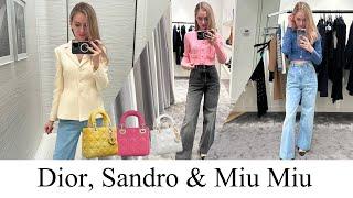 Come shopping with me: Dior, Sandro and Miu Miu shopping